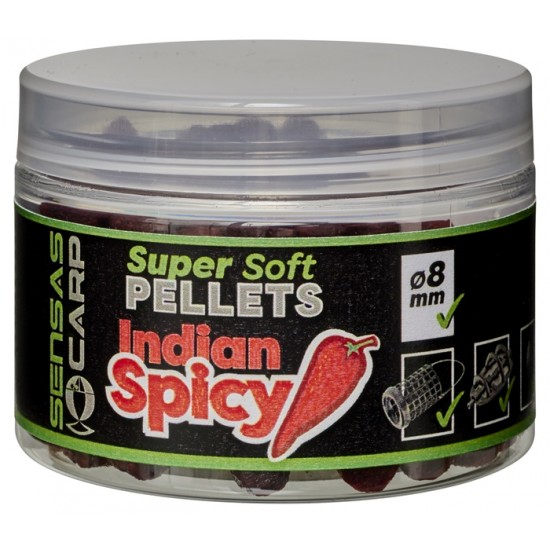 Pelete Soft Sensas - Super Soft Indian Spicy 60g 8mm